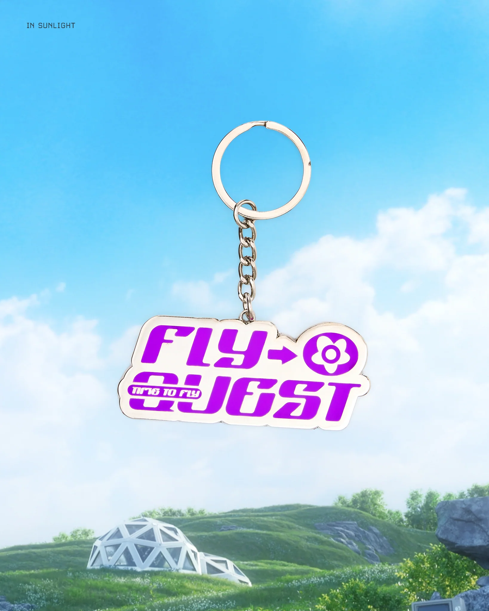 SOLARPUNK UV Keychain - Image 2